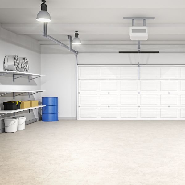 clean organized garage